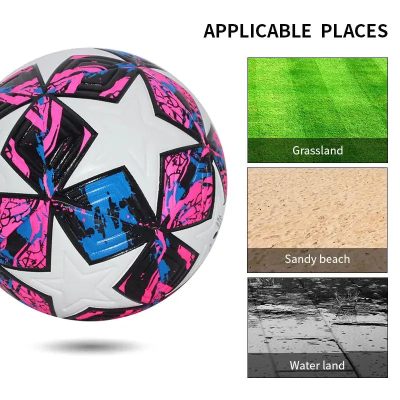 Standard Soccer Ball Professional Outdoors Sports Match Balls Training Seamless Football High Quality PU Material Size 5 Size 4 Dropshipman