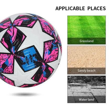 Standard Soccer Ball Professional Outdoors Sports Match Balls Training Seamless Football High Quality PU Material Size 5 Size 4 Dropshipman