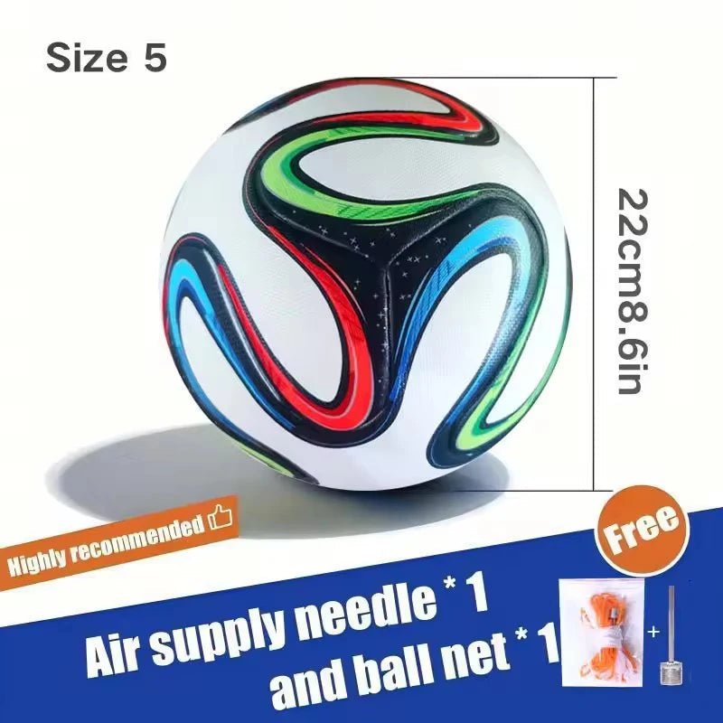 Football for Men and Women 2014 Match Size 5 Pu Adult Futebol Outdoor Sports Training Ball Professional Thickened Team Soccer Dropshipman