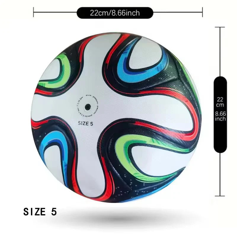 Football for Men and Women 2014 Match Size 5 Pu Adult Futebol Outdoor Sports Training Ball Professional Thickened Team Soccer Dropshipman